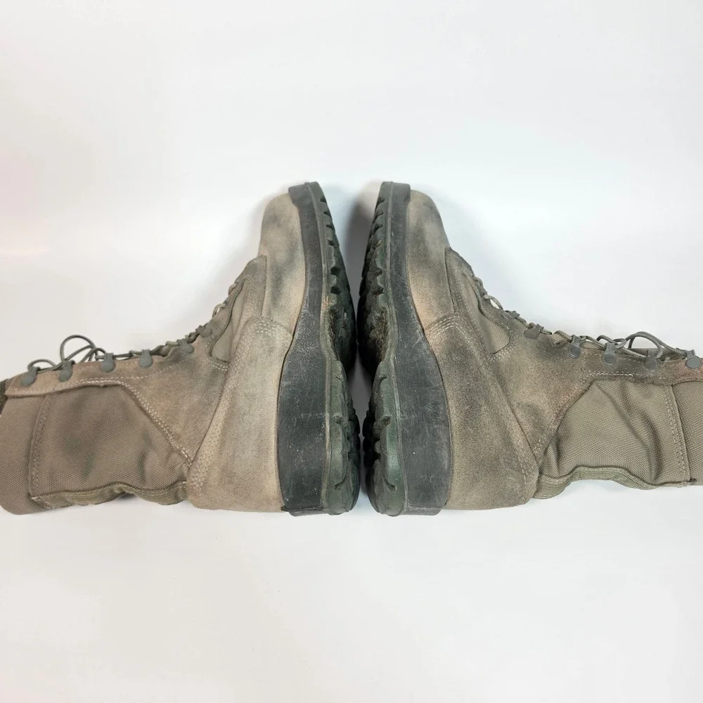 Belleville Tactical Combat Boots Mens 10.5 R Steel Toe Gore Tex Gray Hot Weather